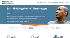 Desktop Screenshot of productiveflourishing.com